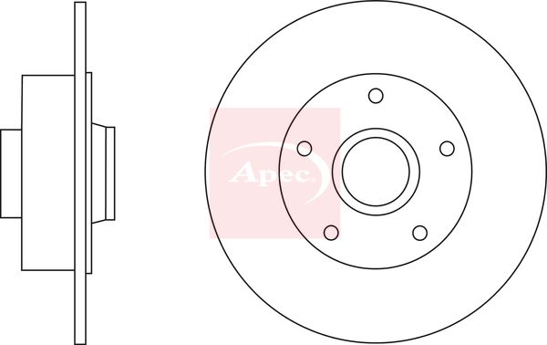 Apec Brake Disc DSK2871 - image 2