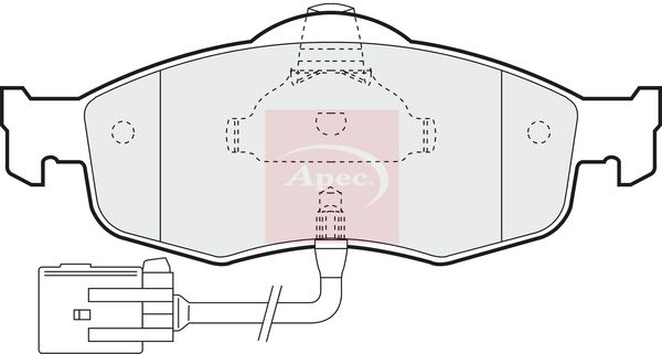 Apec Brake Pads Set PAD802 - image 2