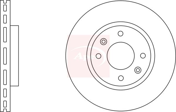 Apec Brake Disc DSK2313 - image 2