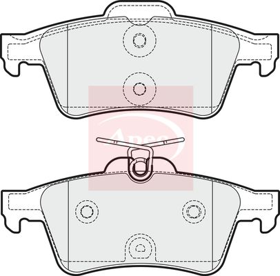 Apec Brake Pads Set PAD1818 - image 2