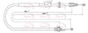 Apec Handbrake Cable CAB1026 thumbnail