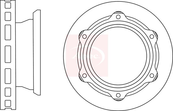 Apec Brake Disc DSK2892 - image 2