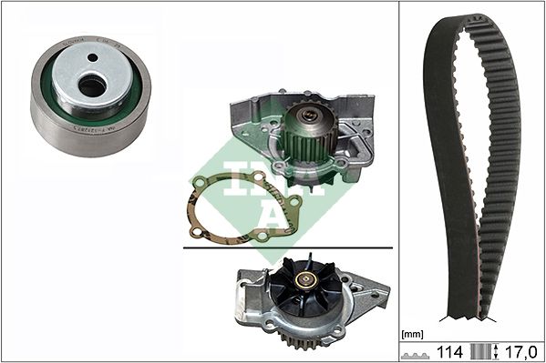 INA Timing Belt Kit & Water Pump 530025831 - image 2