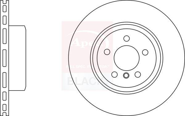 Apec Brake Disc DSK2622B - image 2