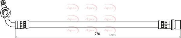 Apec Brake Hose HOS4124 - image 2