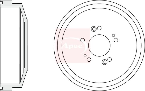 Apec Brake Drum DRM9942 - image 2