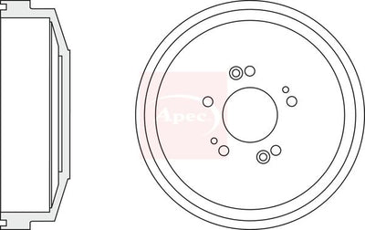 Apec Brake Drum DRM9942