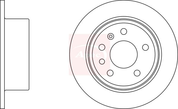 Apec Brake Disc DSK703 - image 2