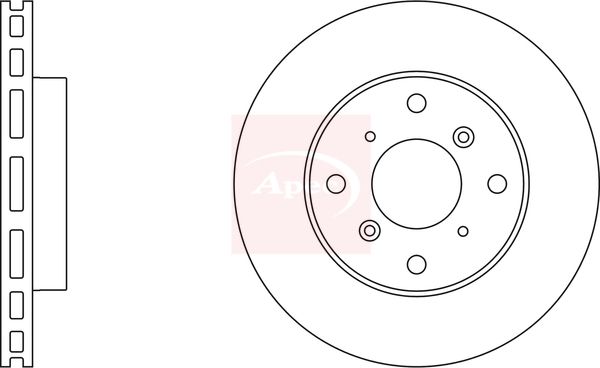 Apec Brake Disc DSK667 - image 2