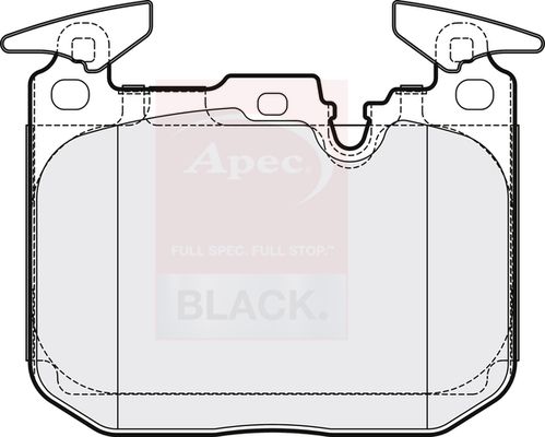 Apec Brake Pads Set PAD2170B - image 2
