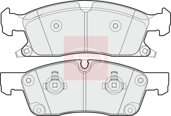 Apec Brake Pads Set PAD1770 - image 2