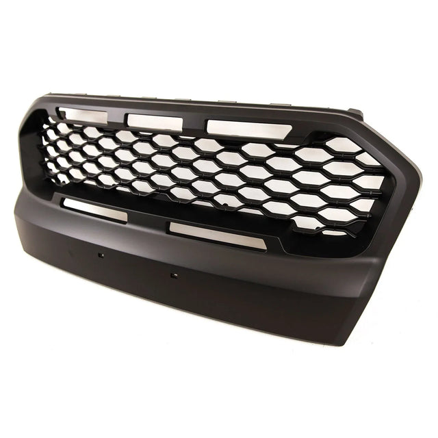 For Ford Ranger T6 2015-2019 Front Main Grille Upgade With LED Lights Black - image 4