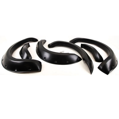 For Ford Ranger T6 09/2015-2019 Wheel Arches Fender Flares Raptor Style Mat Black - tradevehicleparts.co.uk
