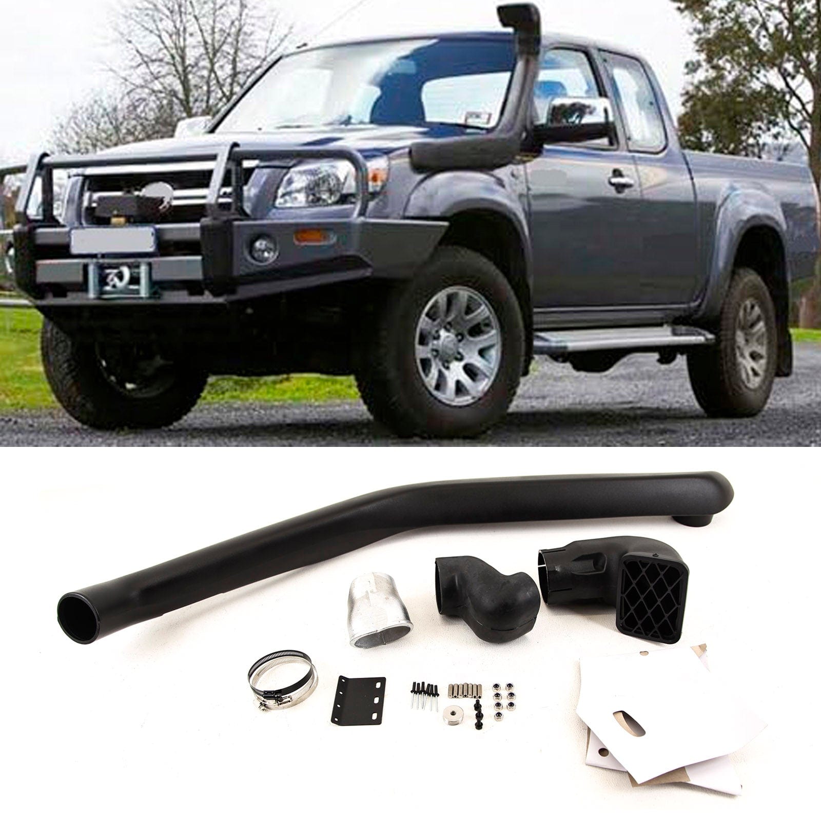 FD5563 For Ford Ranger PJ PK / MAZDA BT50 2006-2011 Air Induction Off Road Intake Snorkel Kit Left Side