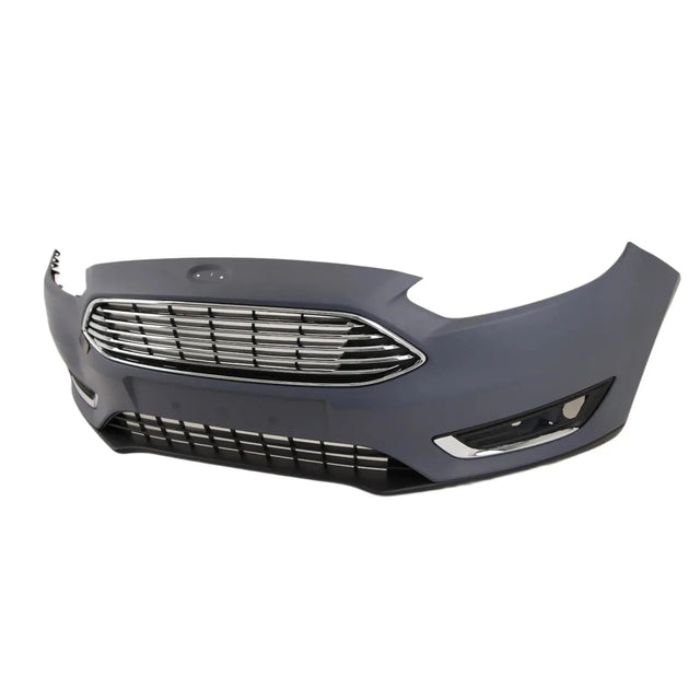 Fits Ford Focus 2015-2018 Front Bumper Complete Kit With Grilles No PDC or Washer Holes Primed - image 4