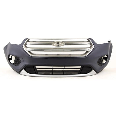 Ford Kuga 09/2016-2019 Front Bumper Complete Kit No PDC & Washer Holes Primed - tradevehicleparts.co.uk