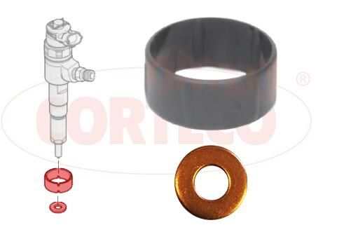Corteco Injector Seal Kit 49445012 - image 2