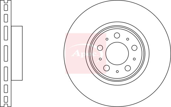 Apec Brake Disc DSK3261 - image 2