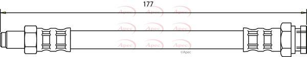 Apec Brake Hose HOS3058 - image 2
