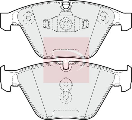 Apec Brake Pads Set PAD1635 - image 2
