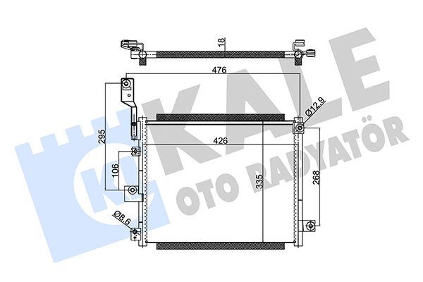 NRF Air Conditioning Condenser 350615 - image 2