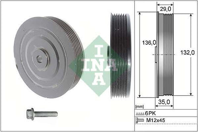 INA Crankshaft Pulley (tvd) 544000920
