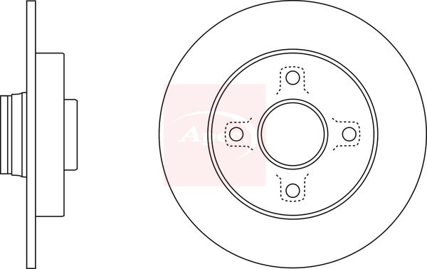 Apec Brake Disc DSK2812 - image 2