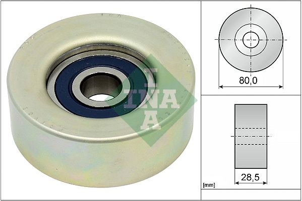 INA Drive Belt Deflection Guide Pulley 532087320 - image 2