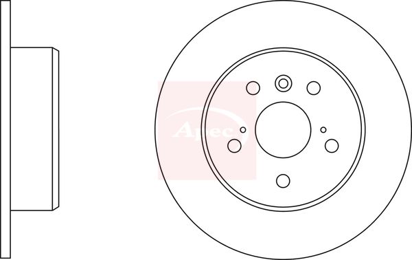 Apec Brake Disc DSK2795 - image 2