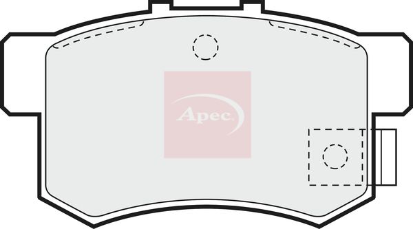 Apec Brake Pads Set PAD680 - image 2