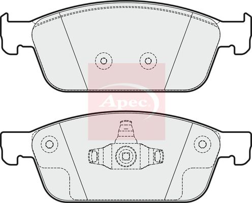 Apec Brake Pads Set PAD1949 - image 2