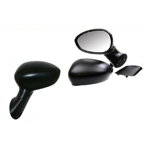 Fits Fiat 500 2008-2015 Door Wing Mirror Heated Electric Black Passenger Side
