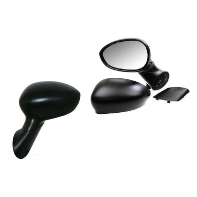 Fits Fiat 500 2008-2015 Door Wing Mirror Heated Electric Black Passenger Side