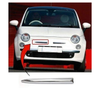 Fits Fiat 500 2008-2015 Front Bumper Upper Moulding Chrome Driver Side  thumbnail
