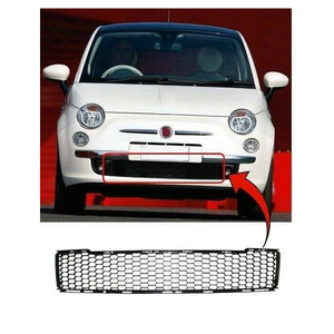 Fits Fiat 500 2008-2015 Front Lower Centre Bumper Grille Not S Or Abarth