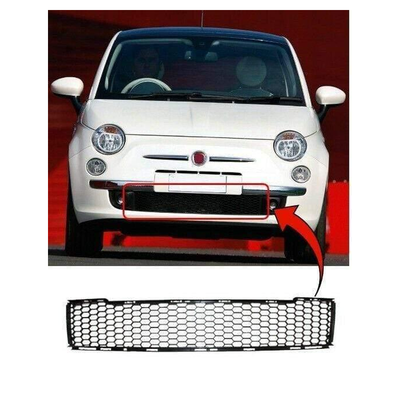 Fits Fiat 500 2008-2015 Front Lower Centre Bumper Grille Not S Or Abarth