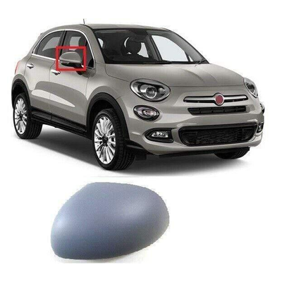 Fits Fiat 500X 2015-2018 Door Wing Mirror Cover Primed Driver Side