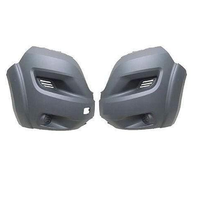 Fits Fiat Ducato 2014- Front Bumper End Corner Pair Left & Right Mat Dark Gray