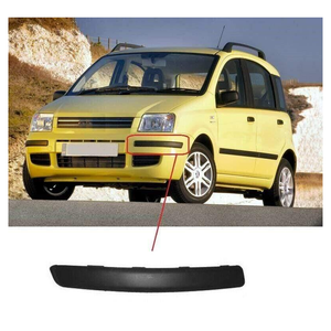 Fits Fiat Panda 2004-2011 Front Bumper Moulding Black Textured Passenger Side