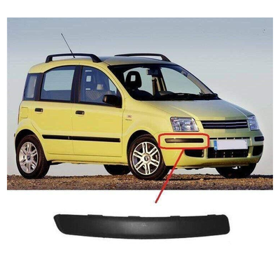 Fits Fiat Panda 2004-2011 Front Bumper Moulding Black Textured Driver Side
