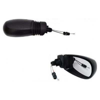 Fits Fiat Punto 1999-2006 Door Wing Mirror Manual Black Driver Side