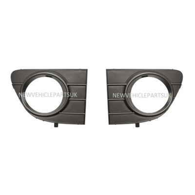 Fits Fiat Punto Evo 2010- Front Bumper Fog Grille With Lamp Hole Pair Left & Right