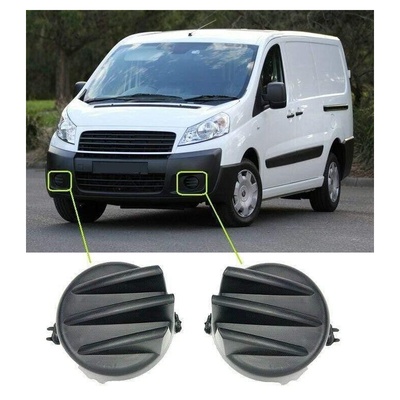 Fits Fiat Scudo 2007-2016 Front Bumper Fog Lamp Cover Pair Left And Right Side