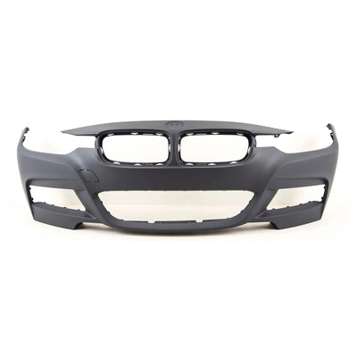 Fits BMW 3 F31 Estate 2012-2019 Front Bumper Primed No Pdc No Washer Hole M-Sport - tradevehicleparts.co.uk
