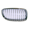 Fits BMW 3 Series 2005-2012 Os Front Radiator Grille Chrome Frame & Chrome Slats thumbnail