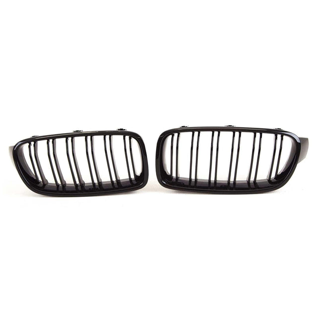 Fits BMW 3 Series F30 F31 Aero Kit Front Splitter Diffuser Side Skirts Gloss Black - image 2