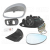 Fits C4 2004-2010 Ns Mirror Electric Heated Primed Cover & Black Base Blue Tint Glass thumbnail
