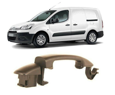 Fits Citroen Berlingo 2008-2018 Door Handle Front Rear Left & Right W/O Key Primed - tradevehicleparts.co.uk