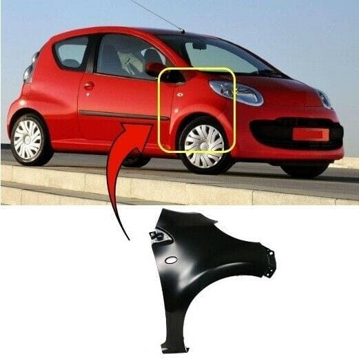 Fits Citroen C1 2005-2014 Front Wing Driver Side Primed