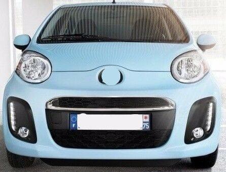 Fits Citroen C1 2012-2014 Front Bumper Grille Lower Centre Black - image 2